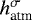 $h_{\textrm{atm}}^{\sigma}$