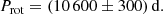 $$ \begin{aligned} P_{\rm rot}=(10\,600\pm 300)\,\mathrm{d} . \end{aligned} $$