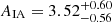 $ A_{\mathrm{IA}} = 3.52^{+0.60}_{-0.56} $
