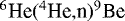 $^6\textrm{He}(^4\textrm{He,n})^9\textrm{Be}$