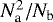 $N_{\textrm{a}}^2/N_{\textrm{b}}$