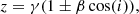 $$ \begin{aligned} z = \gamma (1 \pm \beta \cos (i)), \end{aligned} $$