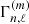 $ \Gamma_{n,\ell}^{(m)} $