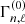 $ \Gamma_{n,\ell}^{(0)} $