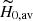 $ {\widetilde{H}}_{0,\mathrm{av}} $