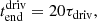 $$ \begin{aligned} t^\mathrm{driv}_{\rm end}=20\tau _{\rm driv}, \end{aligned} $$