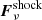 $ {\boldsymbol{F}}_\nu^{\rm shock} $