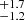 $ ^{+1.7}_{-1.2} $