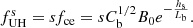 $$ \begin{aligned} f^\mathrm{s}_{\rm UH} = s f_{\rm ce} = s C_{\rm b}^{1/2} B_0 e^{-\frac{h_{\rm s}}{L_{\rm b}}}. \end{aligned} $$