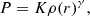 $$ \begin{aligned} P = K \rho (r)^{\gamma }, \end{aligned} $$