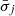 $ \bar\sigma_j $