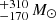 $ ^{+310}_{-170}\,M_{\odot} $
