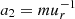 $ a_2=mu_r^{-1} $