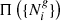 $ \Pi\left(\{N^{\it g}_i\}\right) $