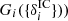 $ G_i(\{\delta^{\mathrm{IC}}_i\})) $