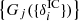 $ \left\{G_j(\{\delta^{\mathrm{IC}}_i\})\right\} $