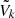 $ \tilde{V}_k $