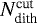 $N_{\textrm{dith}}^{\textrm{cut}}$