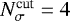 $N_{\sigma}^{\textrm{cut}}=4$