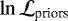 $\ln \mathcal{L}_{\textrm{priors}}$