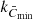 $ k_{\bar{C}_{\mathrm{min}}} $