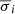 $ \overline\sigma_i $