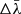$ \Delta\bar\lambda $