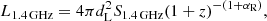$$ \begin{aligned} L_{\rm {1.4\,GHz}} = 4 \pi d_{\rm L}^2 S_{\rm {1.4\,GHz}} (1+z)^{-(1+\alpha _{\rm R})}, \end{aligned} $$