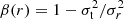 $ \beta(r) = 1-\sigma_\mathrm{t}^2/\sigma_r^2 $