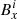 $ {B}^{i}_x $