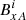 $ {B}^{i}_{xA} $