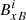 $ {B}^{i}_{xB} $