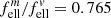 $ f_{\mathrm{ell}}^{m}/f_{\mathrm{ell}}^{\mathit{v}}=0.765 $