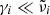 $ \gamma_i\ll\tilde\nu_i $