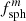 $ f_{\rm sph}^m $