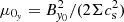 $ \mu_{0_{\it y}}= B_{{\it y}_0}^2/(2\Sigma c_{\rm s}^2) $