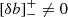 $ \left[\delta b \right]_{-}^{+}\neq 0 $