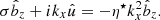 $$ \begin{aligned} \sigma \hat{b}_z+ ik_x \hat{u}= - \eta ^\star k_x^2 \hat{b}_z. \end{aligned} $$