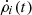 $ \dot{\rho_i}(t) $
