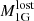$ M_{\mathrm{1G}}^{\mathrm{lost}} $