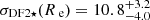 $ \sigma_{\mathrm{DF2}\star}({R_\text{ e}}) = 10.8_{-4.0}^{+3.2} $