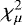 $\chi^2_{\mu}$