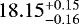 $18.15^{&#x002B;0.15}_{-0.16}$