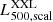 $ L^{\mathrm{XXL}}_{\mathrm{500,scal}} $