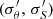 $ (\sigma_{\theta}^\prime,\, \sigma_{S}^\prime) $