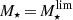 $ M_\star\,{=}\,M_\star^{\rm lim} $