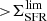 $ { > }\Sigma_{\mathrm{SFR}}^{\mathrm{lim}} $
