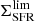 $ \Sigma_{\mathrm{SFR}}^{\mathrm{lim}} $