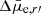 $ \Delta\bar{\mu}_{\mathrm{e},r\prime} $
