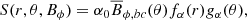 $$ \begin{aligned} S(r,\theta ,B_{\phi })=\alpha _{0}\overline{B}_{\phi , bc}(\theta )f_{\alpha }(r){g}_{\alpha }(\theta ) ,\end{aligned} $$